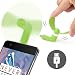 Produktbild ONX3® (GRÜN) Samsung Galaxy J5 mobile Handy-bewegliche Taschen-Sized Fan-Zusatz für Android Micro USB-Anschluss Smartphone