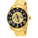 Invicta Pro Diver Herren-Armbanduhr Armband Edelstahl Gold Automatik 26490