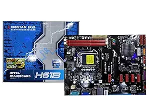 Micsonic Biostar H61B Motherboard Gaming, Editing, Bitcoin, Mining, Support 2nd/3rd Generation i3/i5/i7