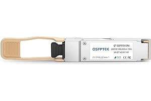 QSFPTEK 100G QSFP28 Transceiver Module MTP/MPO Multimode 100GBASE-SR4 for Cisco QSFP-100G-SR4-S (850nm, 100m, with DDM)