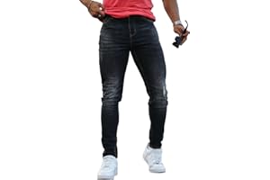GINGTTO Vaqueros Elasticos Hombre Slim Fit Jeans Skinny Tapered Denim Pantalones Jeans para Hombres