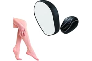 PTBWS Gomme à Cheveux en Cristal,Épilateur D'épilation Physique Indolore Pour Femme, Crystal Hair Eraser,Outil Dépilation Portable pour Les Jambes, Les Bras et le Dos（Noir）