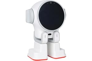 QUJUSO Rux AI Desktop Robot,Voice Dialogue Remote Monitoring Artificial Intelligence Companion Toy A55 Central Processor Built-in 4GB RAM/32GB ROM