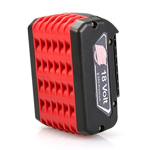 Flylinktech Bosch Ersatz Akku BAT610G 18-Volt Lithium-Ionen-Akku Batterie für Bosch BAT620, BAT621, BAT 622 Bat609 Bat618 DDB181-02 (5.0Ah) - 6