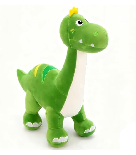 Peluche Dinosauro T-Rex Verde Piccolo - Morbido Giocattolo Per Bambini Regalo