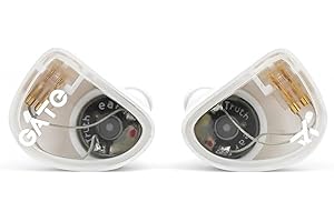 Truthear Gate In-Ear-Kopfhörer, dynamischer Treiber, 3,5 mm, austauschbares Kopfhörerkabel, mit Mikrofon, Weiß