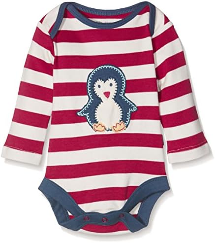 Kite Baby Penguin Bodysuit Romper, Red, 0-3 Months (Manufacturer Size:0-3M)