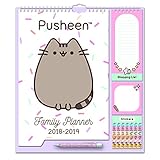 calendarios familiares 2019 Planificador Familiar 2018/2019 multi-idiomas con colgador "Pusheen the Cat"