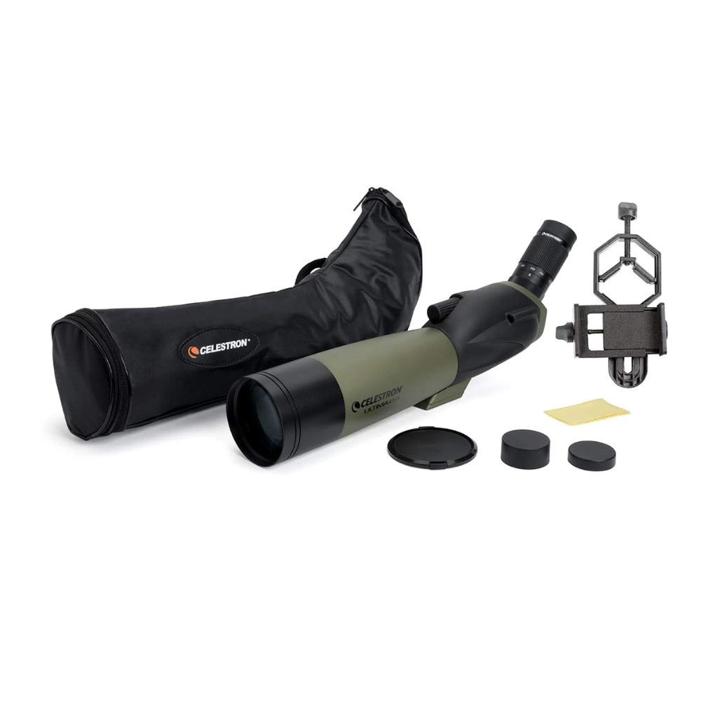 Celestron Ultima 80-45 Degree Spotting Scope with Smartphone Adapter