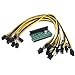 Produktbild wishfive dps-1200fb Netzteil Adapter Board mit 10 PCS 6 + 2P Kabel für ethereum Bergbau