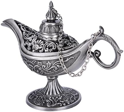 SNNplapla 1pc High Quality Aladdin Magic Genie Light OiL Lamp Aroma Burner Aladdin Lamp Stunning Decoration