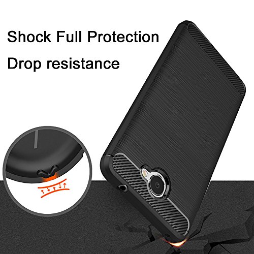 Funda Huawei Y7  DUGRO Silicona de Alta Calidad TPU Carbon Fiber Design Tel  fono Caso - Verde