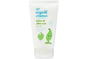 GREENPEOPLE Green People Organic Children Aloe Vera Lotion & After Sun - Natural, Organic for Kids - Aloe Vera, Calendula & Myrrh, 150ml