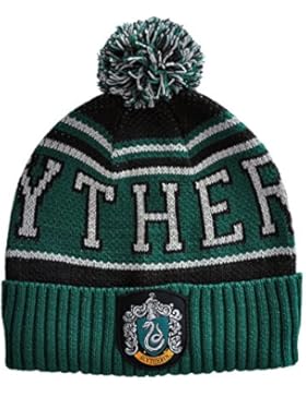 Harry Potter Mütze Wappen mit Bommel Damen Herren Elbenwald