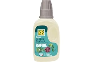 KB KBCACN - Engrais Liquide Rapide Cactus, Bonsaïs et Plantes Grasses 250 ml - Plantes plus belles en 7 jours - Avec stimulateur de croissance - Jusqu'à 35 L de solution diluée - Fabriqué en France