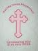 Personalised Christening / Baptism Shawl – 2 DAY SERVICE AVAILABLE - Pink Lettering