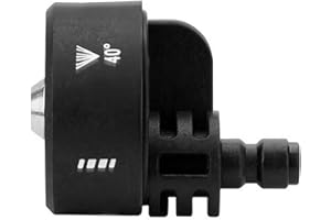 Sbyzm Buse de nettoyeur haute pression, changement rapide 6 en 1 et réglable, embouts de rechange avec connecteur rapide de 6,35 mm, max 4000 psi pour nettoyeur haute pression