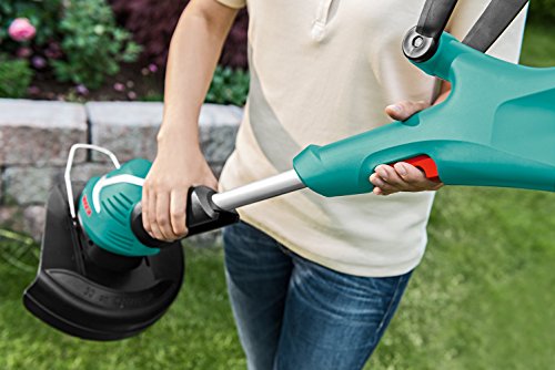 Bosch DIY Rasentrimmer ART 27, Doppelfadenspule, Pflanzenschutzbügel, Karton (450 Watt, Schnittkreisdurchmesser 27 cm) - 2