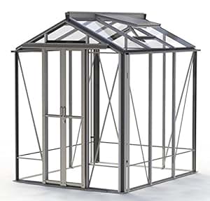 Robinsons Regatta 167 x 6ft7, Gewächshaus, verstärktes Glas, aluminium
