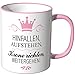 Produktbild WANDKINGS® Tasse, Spruch: Hinfallen, AUFSTEHEN, Krone richten, WEITERGEHEN. - ROSA