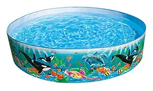 Intex Ocean Coral Reef Snapset Instant Kids Childrens Swimming Pool, 58461ep, Multicolor