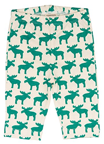 loud + proud Unisex Baby 257 Full Animal Print Trousers, Green (forest Fo), 6-12 months (Manufacturer size: 74/80)