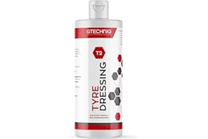 Gtechniq T2 Tyre Dressing for Car Tyre Shine, Car Wheel Cleaner Repels Dirt and Grime, Restores Tyre Black Finish, Anti-Sling Formula, 100% Biodegradable, 250ml