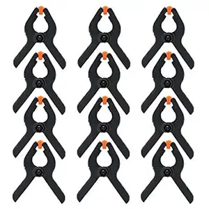 SUPERNIC 12 PCS Photography Backdrop Support Spring Clamp 4.3