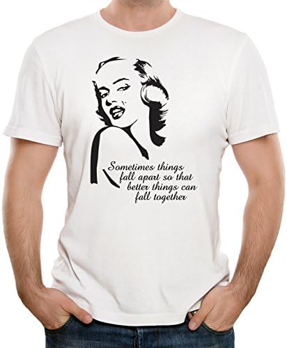 Sometimes Things Fall Apart So That Better Things Can Fall Together Men's T-Shirt White white S