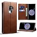 Produktbild KelaSip Kompatibel mit Galaxy S9 (Braun) PU Leder Handyhülle Handytasche Geldbörsen mit ID Kredit Karten Fach Standfunktion Magnetisches Schutzhülle Brieftasche
