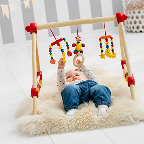 SOLINI Spieltrapez aus Holz Aktiv-Center, mehrfarbig - 3