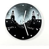 Uhr Wanduhr Frankfurter Tor Schallplattenuhr Vinyluhr