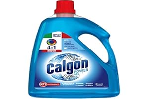 Calgon Power Gel 4 in 1 per Capi Morbidi, 1 Confezioni da 2.25l di Anticalcare per Lavatrici, Additivo per una Protezione da Calcare, Corrosione, Sporco e Cattivi Odori