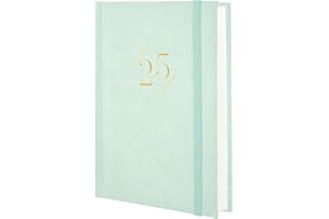 Finocam - Agenda Dynamic London 2025 1 Día Página Enero 2025 - Diciembre 2025 (12 meses) Menta Español