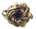 HAIR EXTENSIONS CURLY MESSY DRAWSTRING UPDO FULL BUN BROWN BLONDE MIX