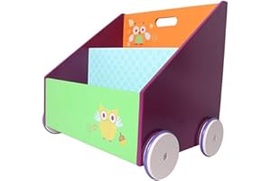 labebe - Libreria Bambini Montessoriana，Scaffale Legno Giocattoli, Porta Libri，Mobile per Bambini, Mobiletto Cameretta Piccolo, Scaffale Libreria Bimbi, Scaffale Libri, Mobiletto Bambini Basso Ruote …