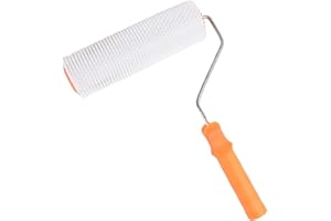 JOYAN Rullo a Spuntoni 23cm, Rullo Frangibolle, Floor Preperation Roller, Strumento Autolivellante, Lunghezza Delle Punte 14 mm, per la Ventilazione Del Rivestimento Del Pavimento