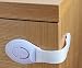 Happy Cherry Baby Infant Safety Locks Latches Door Cupboard Cabinet Fridge Drawer Locks(5 Pack,White)