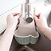 Produktbild HCFKJ Nützliche Saugnapf Sinken Regal Soap Sponge Drain Rack Küche Sucker Storage Tool (GRUN)