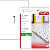 Tanex Tw-2000 Lazer Etiket Beyaz