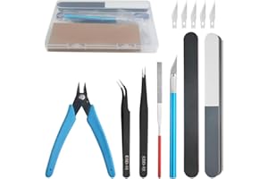 WMYCONGCONG Gundam Modell-Werkzeug-Set für Modellbauer, Grundwerkzeuge, Hobby-Bauwerkzeuge, Kit für Gebäude, Autos, Flugzeuge, Modellbau, BAU, und Befestigung, 8 Stück