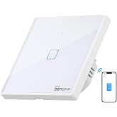 SONOFF T2EU1C Smart RF Wi-Fi Wireless Light Control Wall Switch, Type 86 Switch 3 Channel for Home Automation, Compatible wit