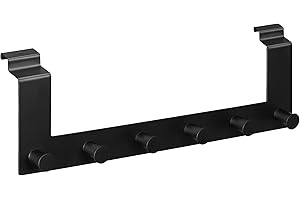 Navaris Haczyk na Drzwi - Wieszak na Ręczniki do Kuchni, Korytarza, Garderoby - Wieszak ze Stali Nierdzewnej do Drzwi z Przylgą