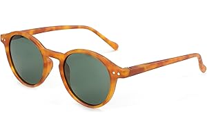 ZENOTTIC Gafas de sol Polarizadas Redondo Retrospectivo Cl¨¢sico Retrospectivo Lentes de sol Marco UV400 Para hombres y mujeres ¡­