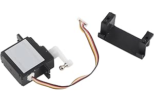 DILWE Servo Moteur de Direction RC, Accessoire de servomoteur RC en métal pour Voiture RC en Alliage à Quatre Roues motrices 144001 1/14