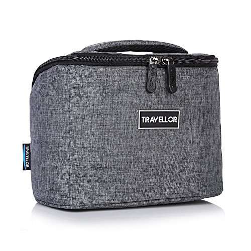 Miduxian miniI solierbox Lunch Bag Lunchbox Tasche Cool Kühltasche Picknicktasche Isoliert Thermotasche für Picknick Kälte Isolierung Freezer kann kühl halten Essen und Trinken (Schwarz ) (grau) - 3