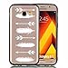 Produktbild Hülle für Galaxy A3 2017 ( A320F ) Silikonhülle Dünn, 2 in 1 Premium Matt TPU Case Transparent Handyhüllen Ultra Slim Cover Bumper-Style TPU mit von Relief Muster für Samsung Galaxy A3 2017 ( A320F ) Case Cover ( S ) (4)