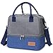 Produktbild Lifewit 12L Kühltasche für kühlbox Lunchtasche klein für die Arbeit Thermotasche Isoliertasche Picknicktasche für Lebensmitteltransport, Grau und Blau