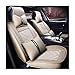 Produktbild IF.HLMF Five-Seats Universal Seat Cover,Breathable Ice Silk Soft Comfortable Protect The Original Car (Color : Beige)