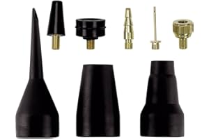 Einhell 41.396.95 Zestaw Adapterów do Sprężarek, Czarny/Srebrny, 8 Części